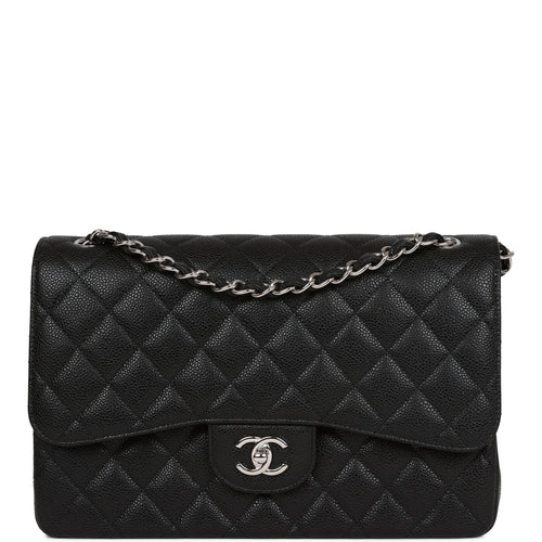 Chanel Medium Charm Tote in Black Caviar with Ruthenium Hardware - SOLD