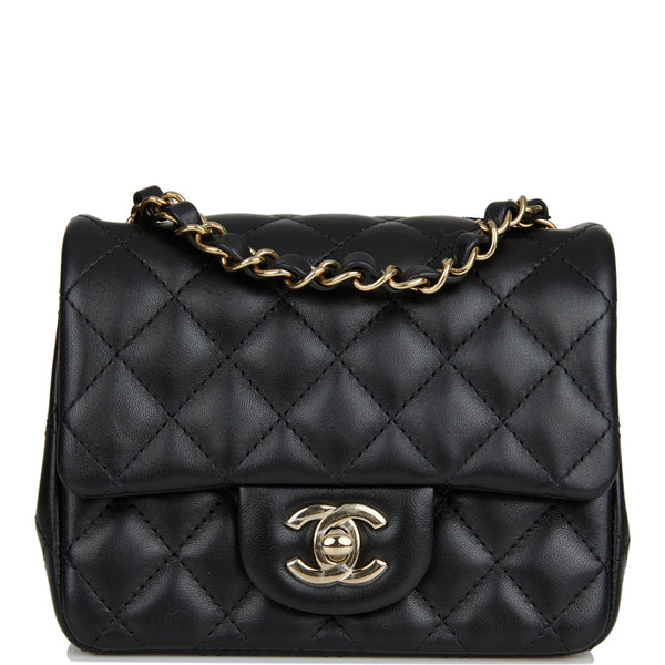 Chanel 21K My Perfect Mini Flap Bag Black Lambskin with Pearl and GHW,  Luxury, Bags & Wallets on Carousell