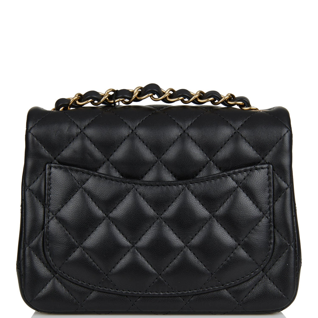 chanel double flap quilted bag black