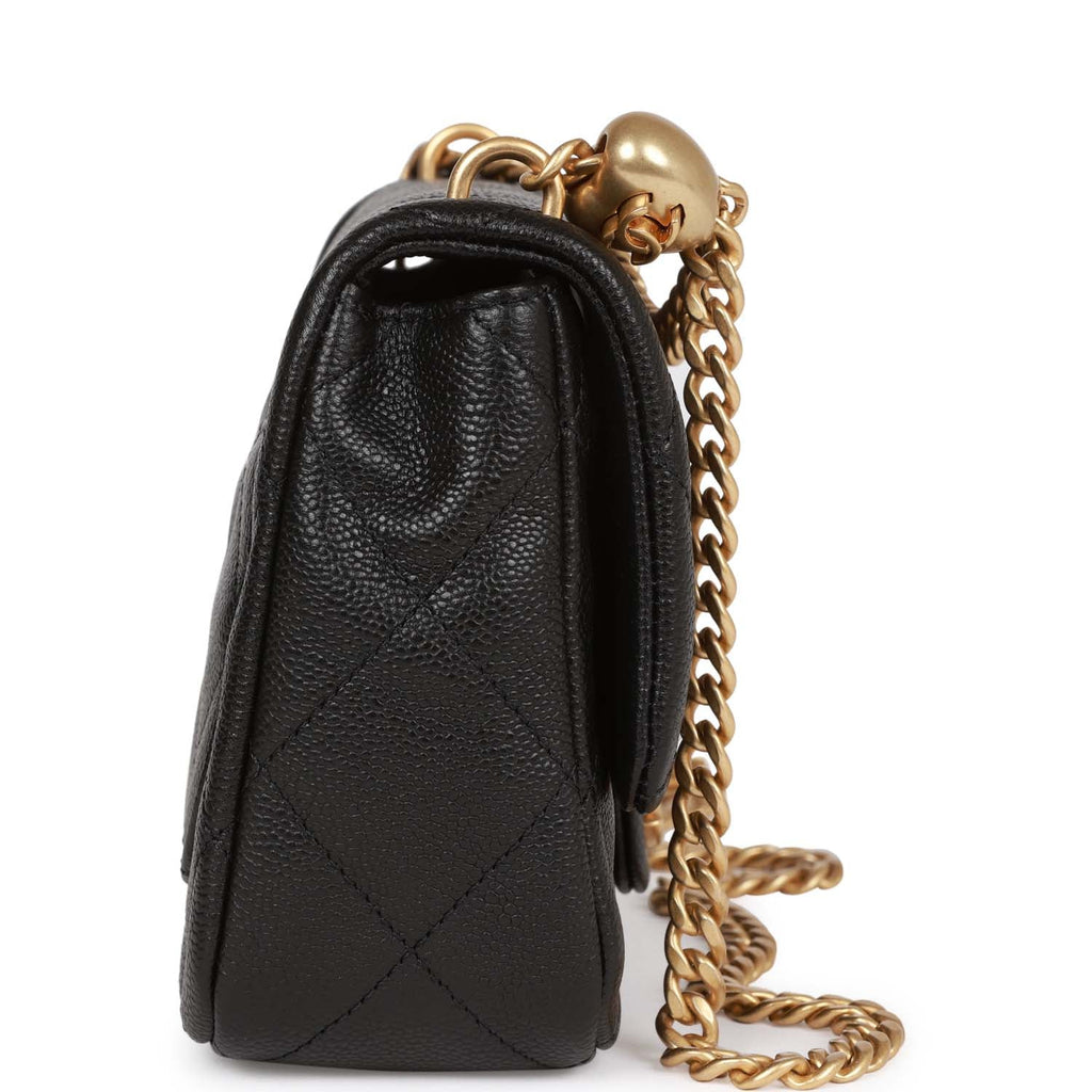 black chain purse chanel