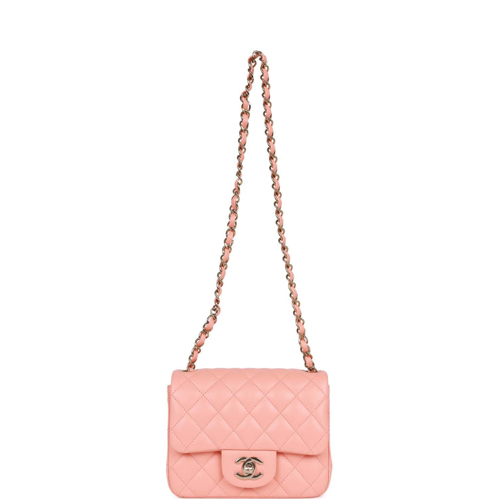 Chanel Mini Quilted Lambskin Crystal Cc Single Flap Bag Auction