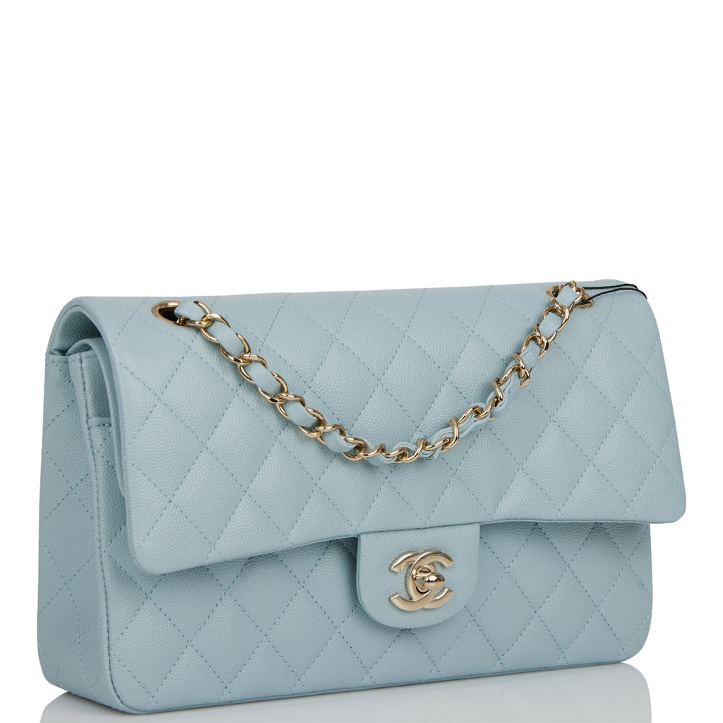 Chanel light blue flap bag Clearance