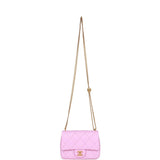 Chanel Sweetheart Crush Mini Rectangular Flap Bag Pink Caviar Antique Gold Hardware