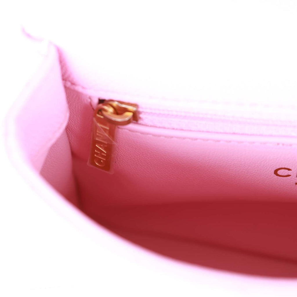 CHANEL Caviar Quilted Sweetheart Flap Pink | FASHIONPHILE
