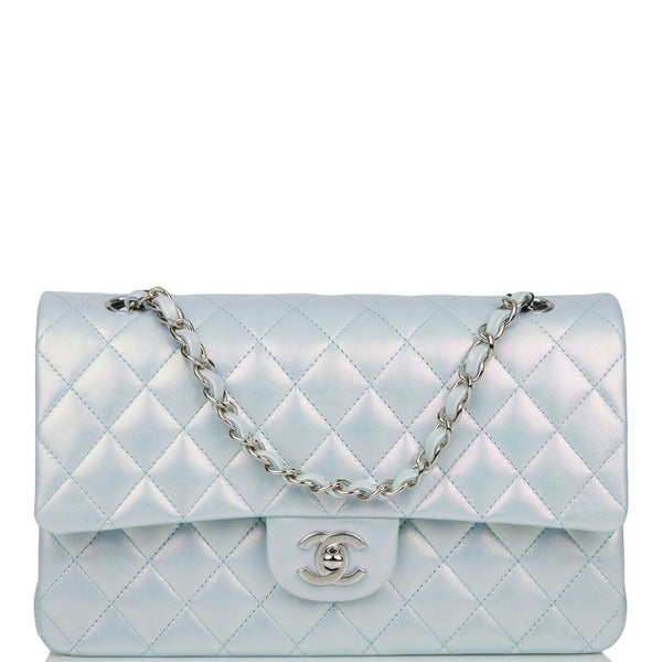 Chanel Light Blue Quilted Lambskin Mini Square Classic Flap Pale Gold  Hardware, 2022 Available For Immediate Sale At Sotheby's