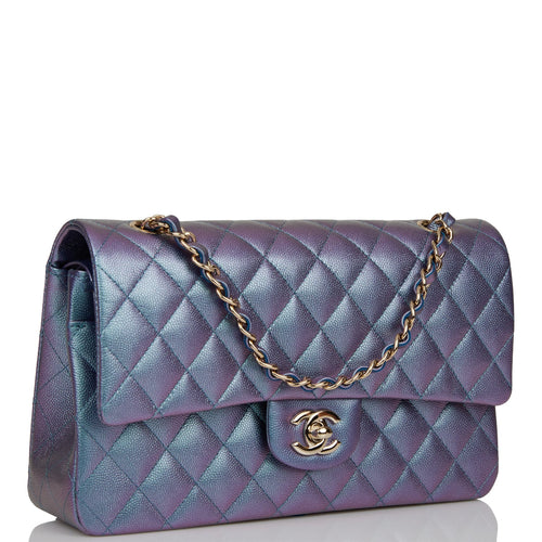 Chanel Iridescent Black Boston Bag - Ann's Fabulous Closeouts