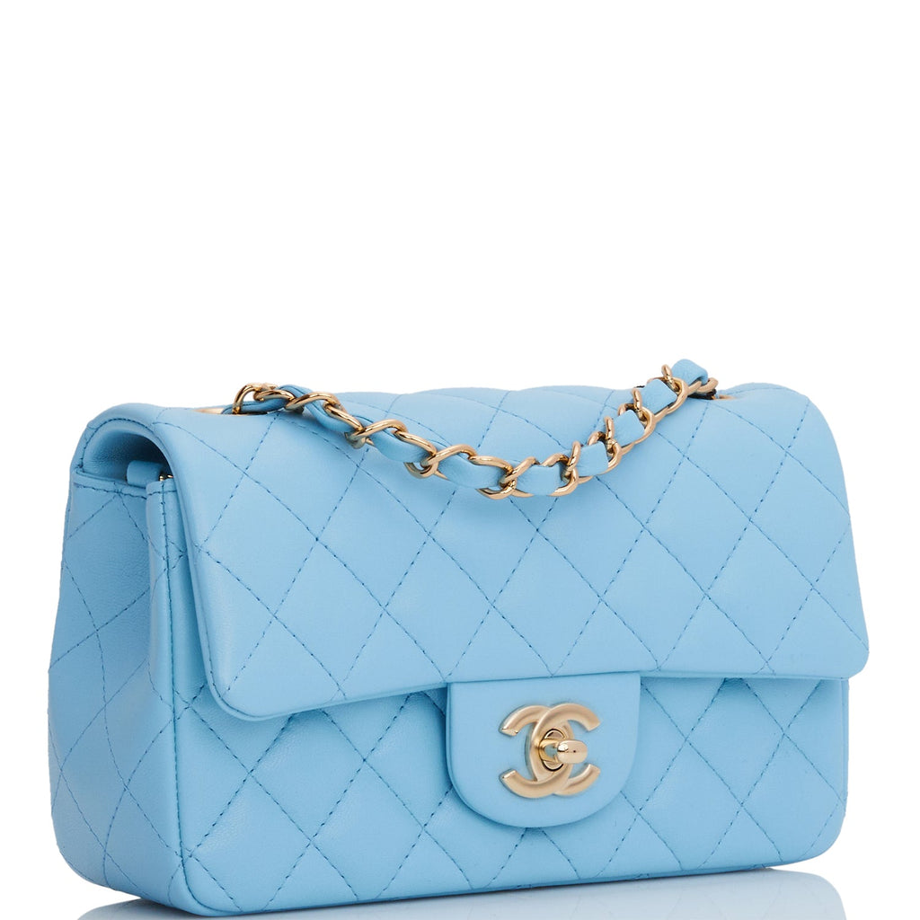 Pale blue chanel bag Clearance