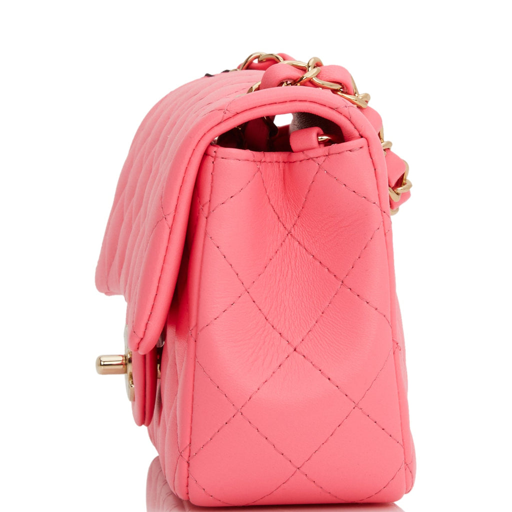 chanel small bag pink