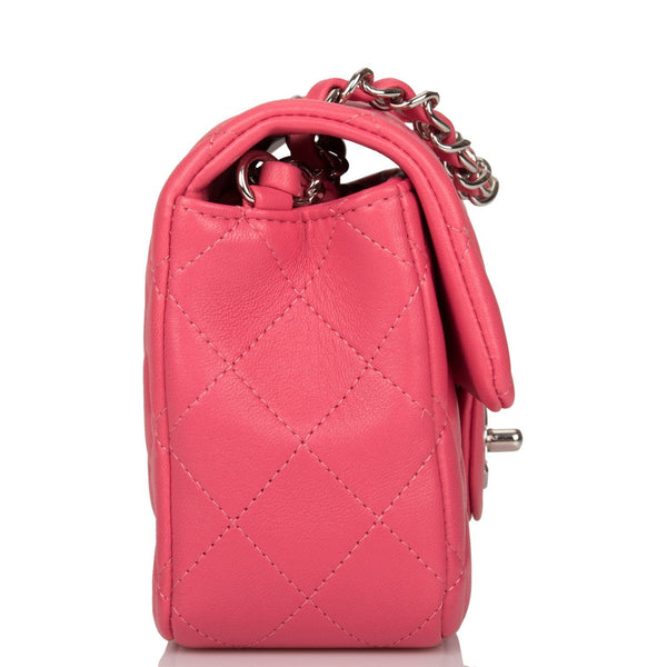 Chanel Pink Quilted Lambskin Small Classic Double Flap Bag – Madison Avenue  Couture