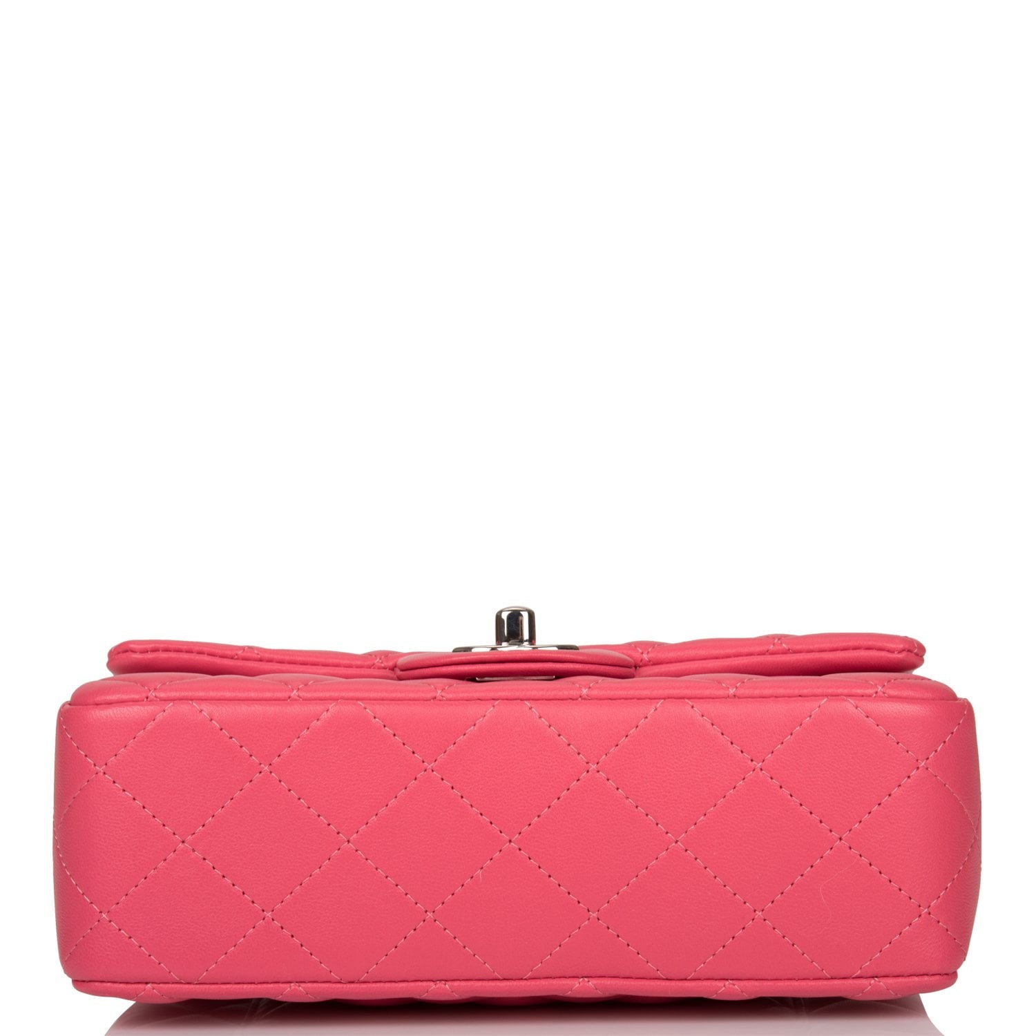 Chanel Pink Quilted Lambskin Rectangular Mini Classic Flap Bag