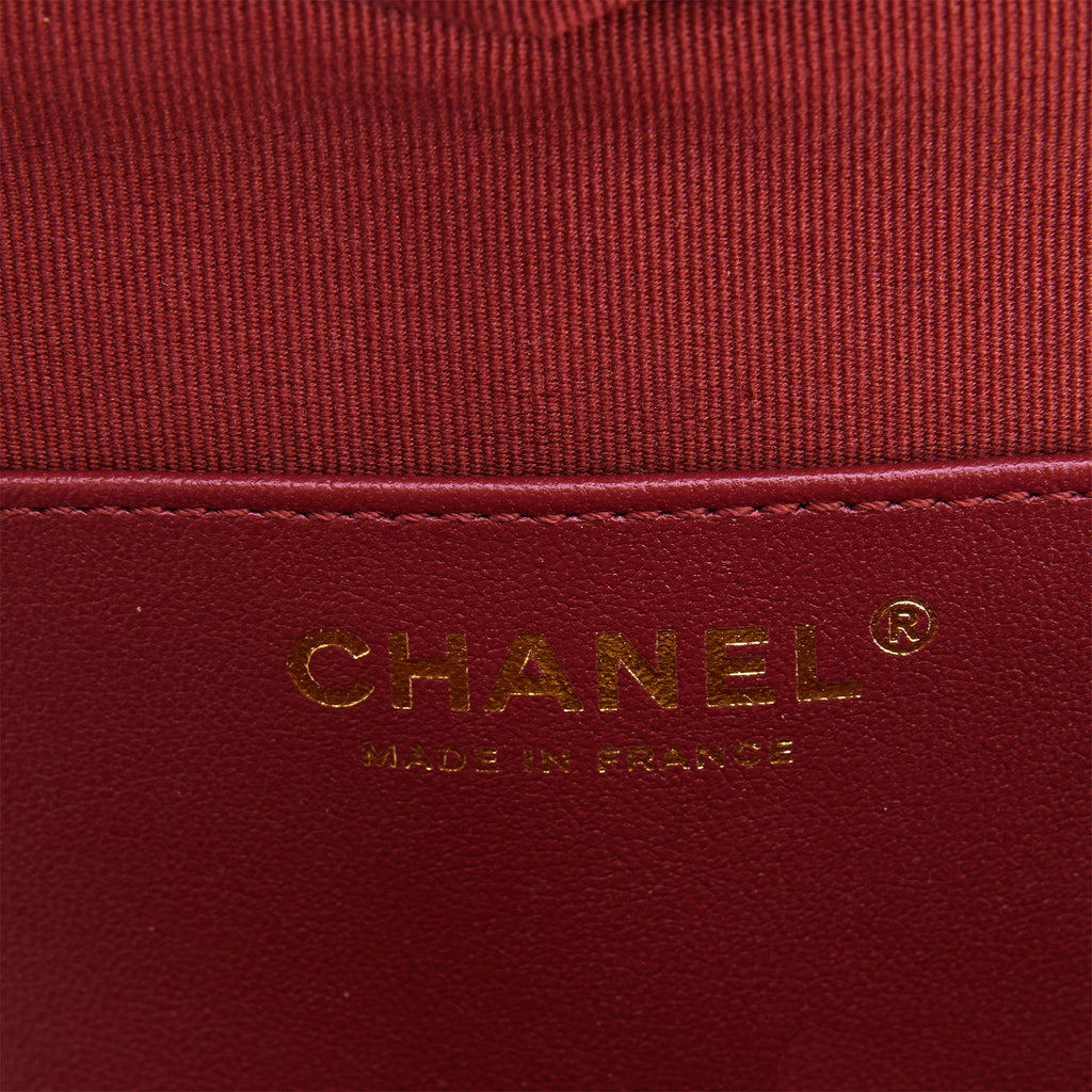 Chanel CC In Love Large Heart Bag Black Lambskin Light Gold Hardware