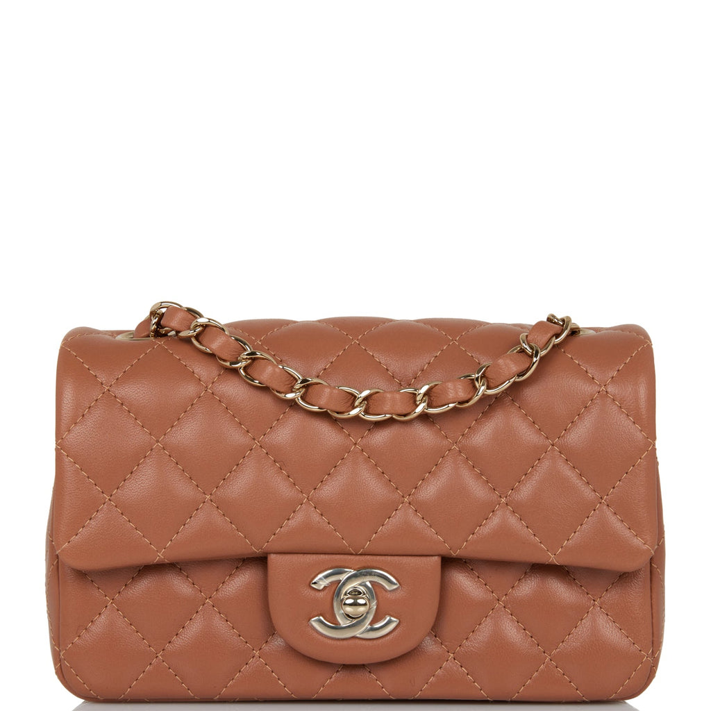 Chanel Caramel Lambskin Square Mini Classic Flap Light Gold Hardware – Madison  Avenue Couture