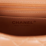 Chanel Classic Mini Square, Caramel Lambskin with Gold Hardware, New in  Dustbag WA001