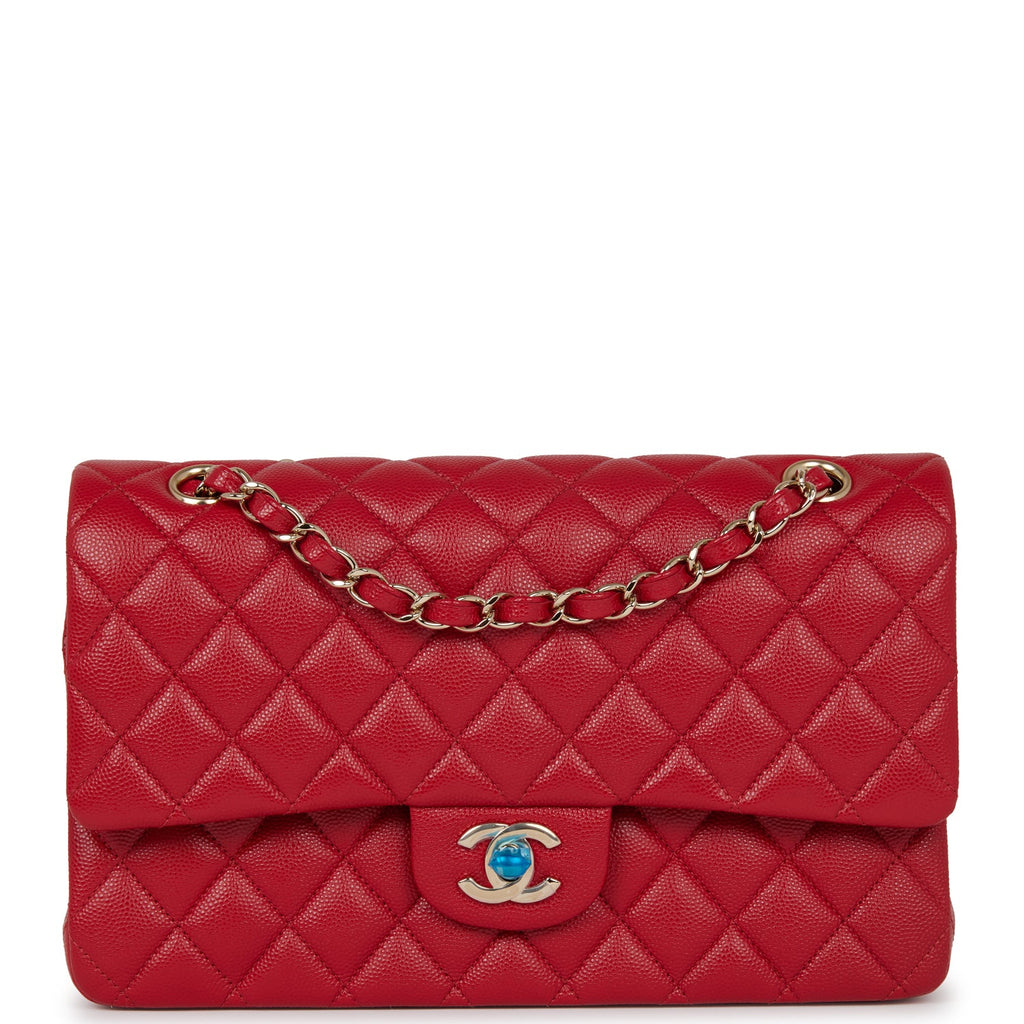 Chanel Red Quilted Caviar Medium Classic Double Flap Bag – Madison Avenue  Couture