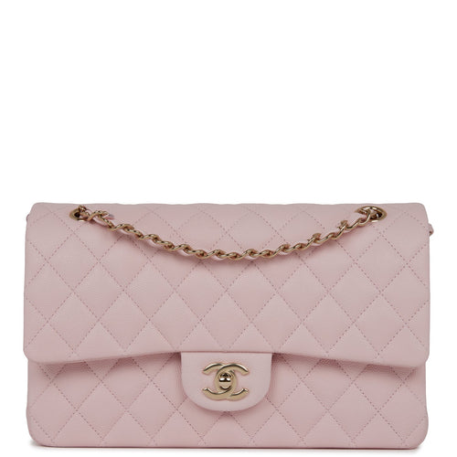 Chanel Shearling Sheepskin Medium 19  Pink Shoulder Bags Handbags   CHA654576  The RealReal