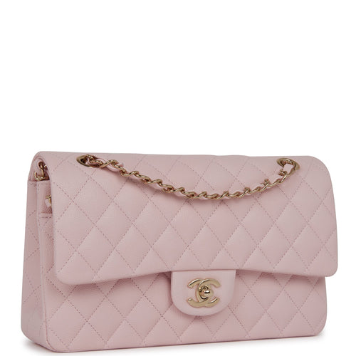 Chanel Pink Quilted Calfskin Divine Flap Bag Medium Q6B42T3PP7000