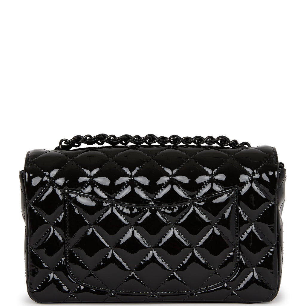 Brand new Chanel So Black Mini Square Flap CF Bag, 名牌, 手袋及銀