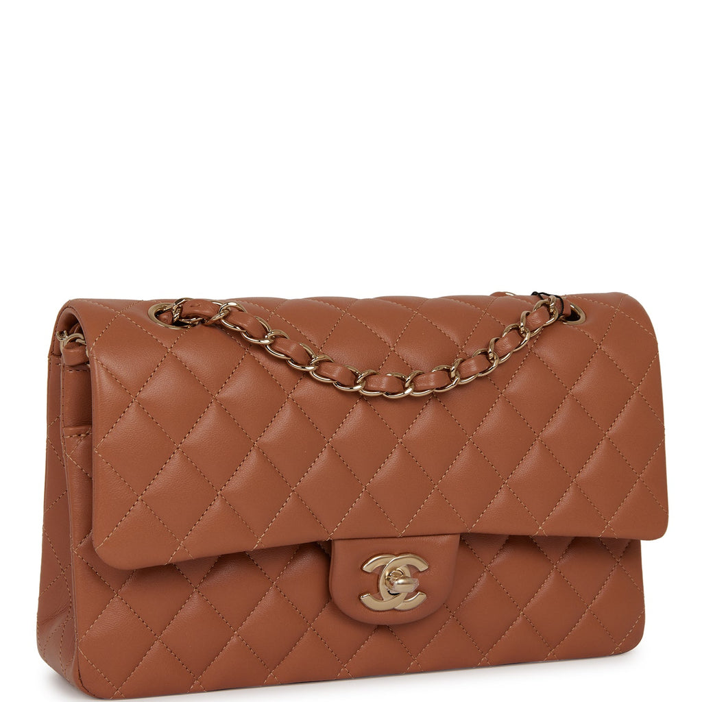 Titicacasøen Trampe Stolt Chanel Caramel Quilted Lambskin Medium Classic Double Flap Bag – Madison  Avenue Couture