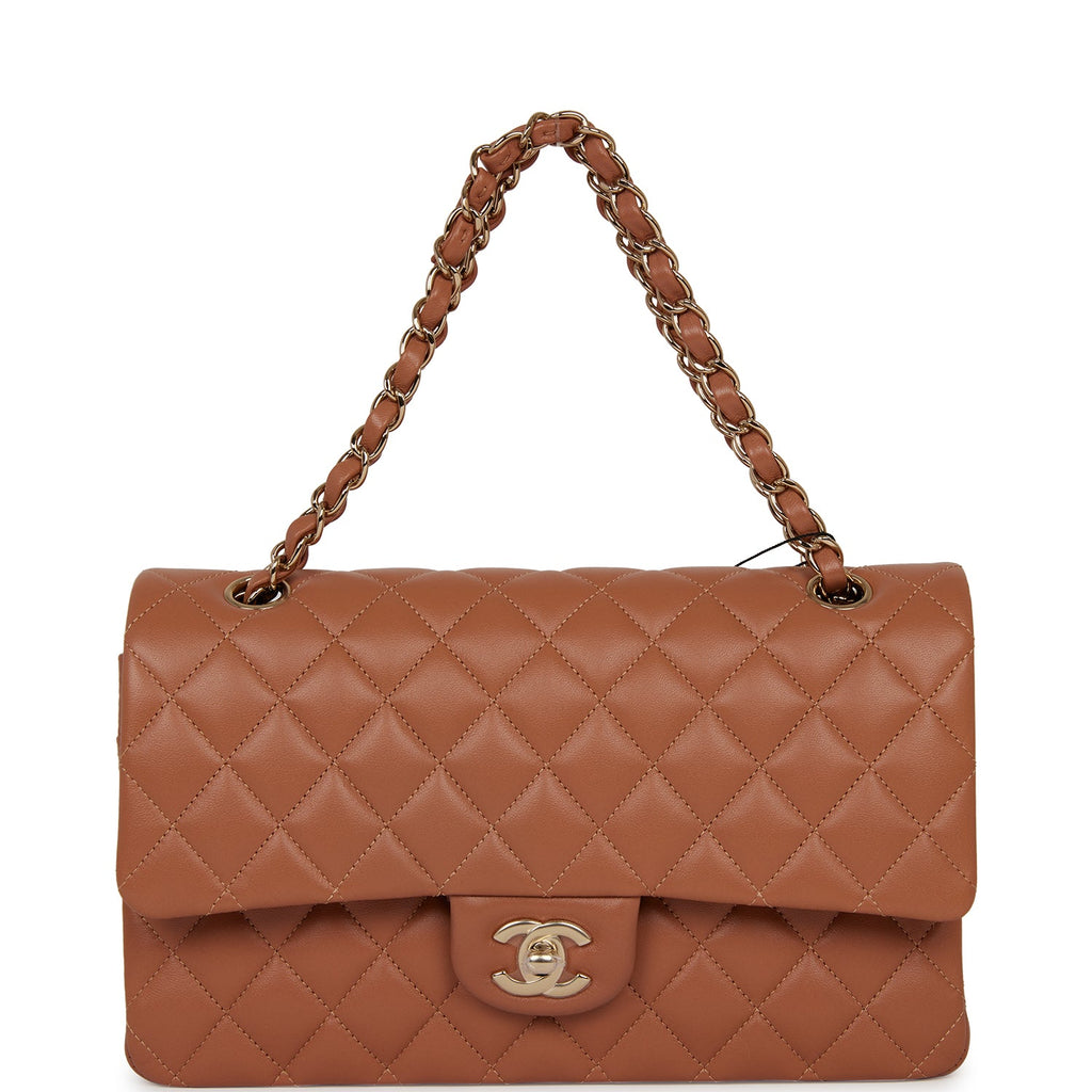 Chanel Caramel Quilted Lambskin Medium Classic Double Flap Bag – Madison  Avenue Couture