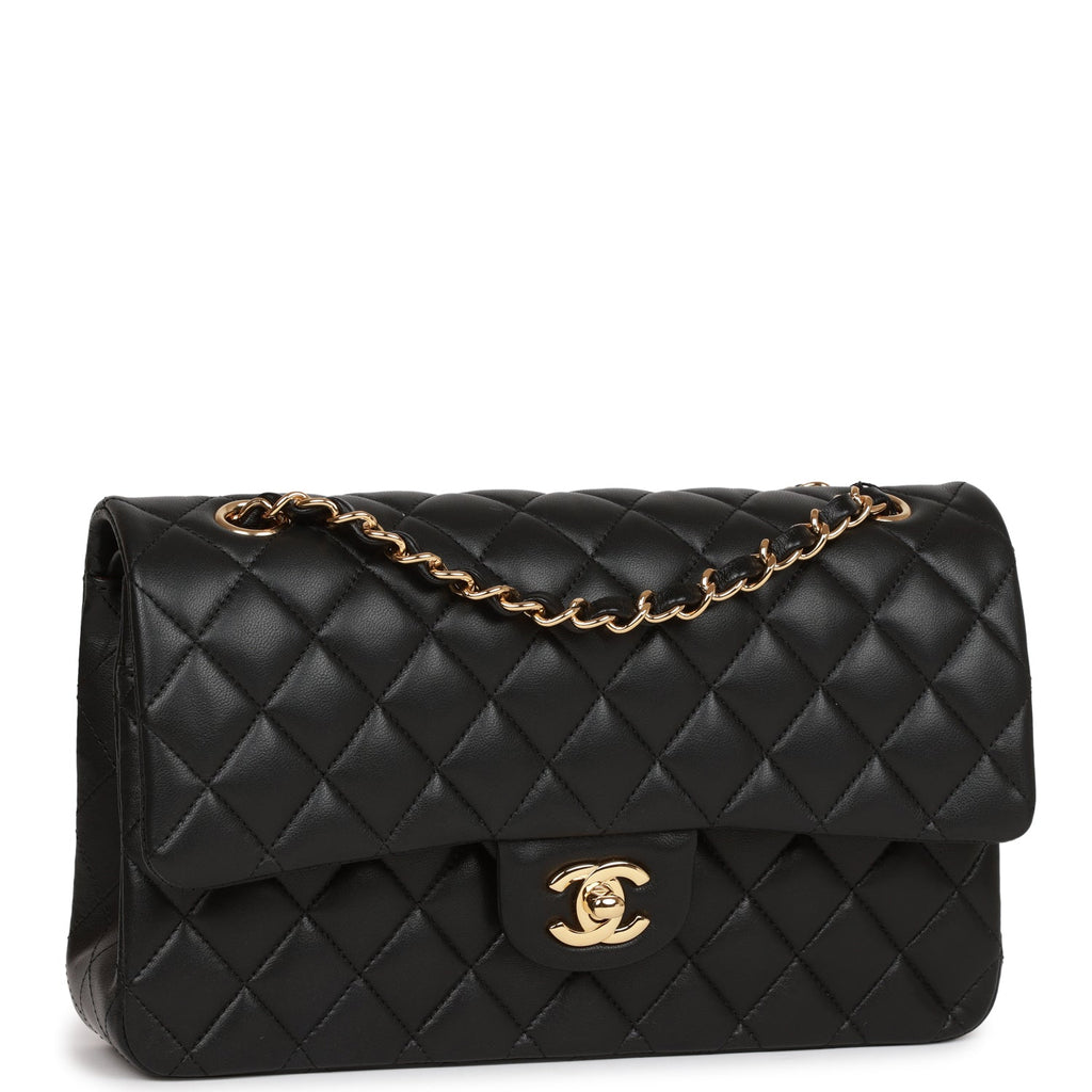 Chanel black lambskin medium classic Clearance