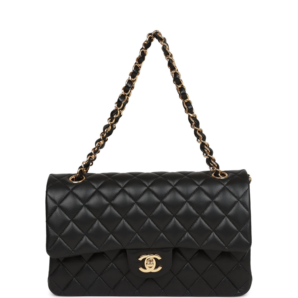 Chanel Black Quilted Lambskin Medium Classic Double Flap Bag – Madison  Avenue Couture