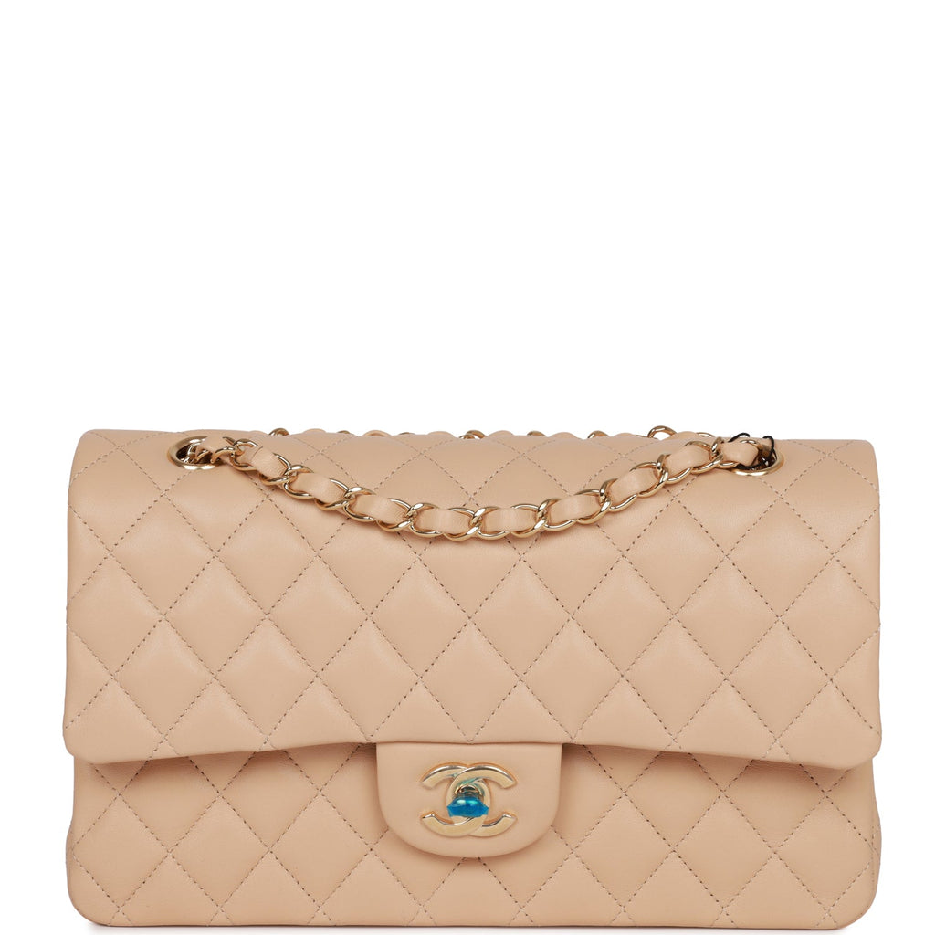 chanel classic double flap bag quilted caviar medium