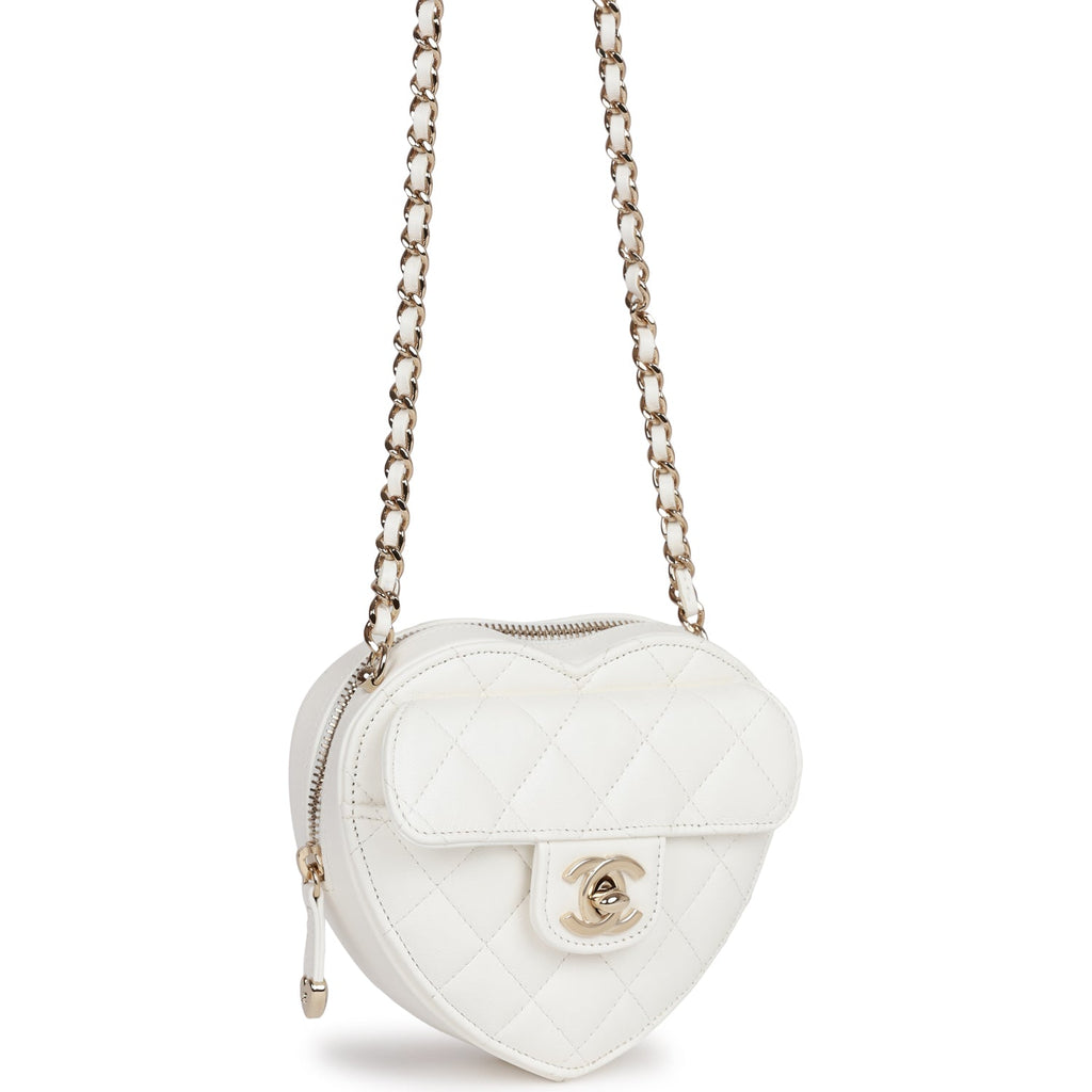 Chanel Clutch with Chain AP3088 B09781 10601 , White, One Size