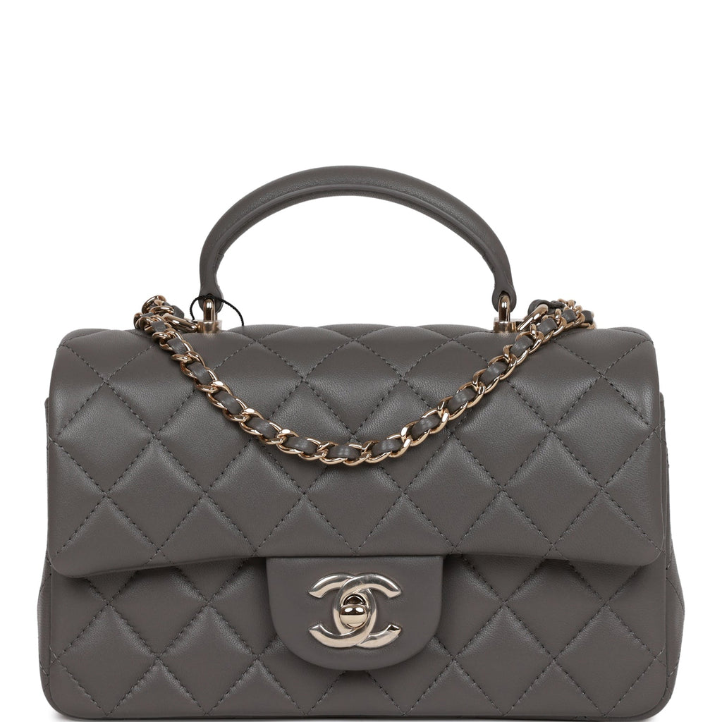 Limited Edition Chanel Maxi Grey Rain Jacket Flap Bag For Sale at 1stDibs