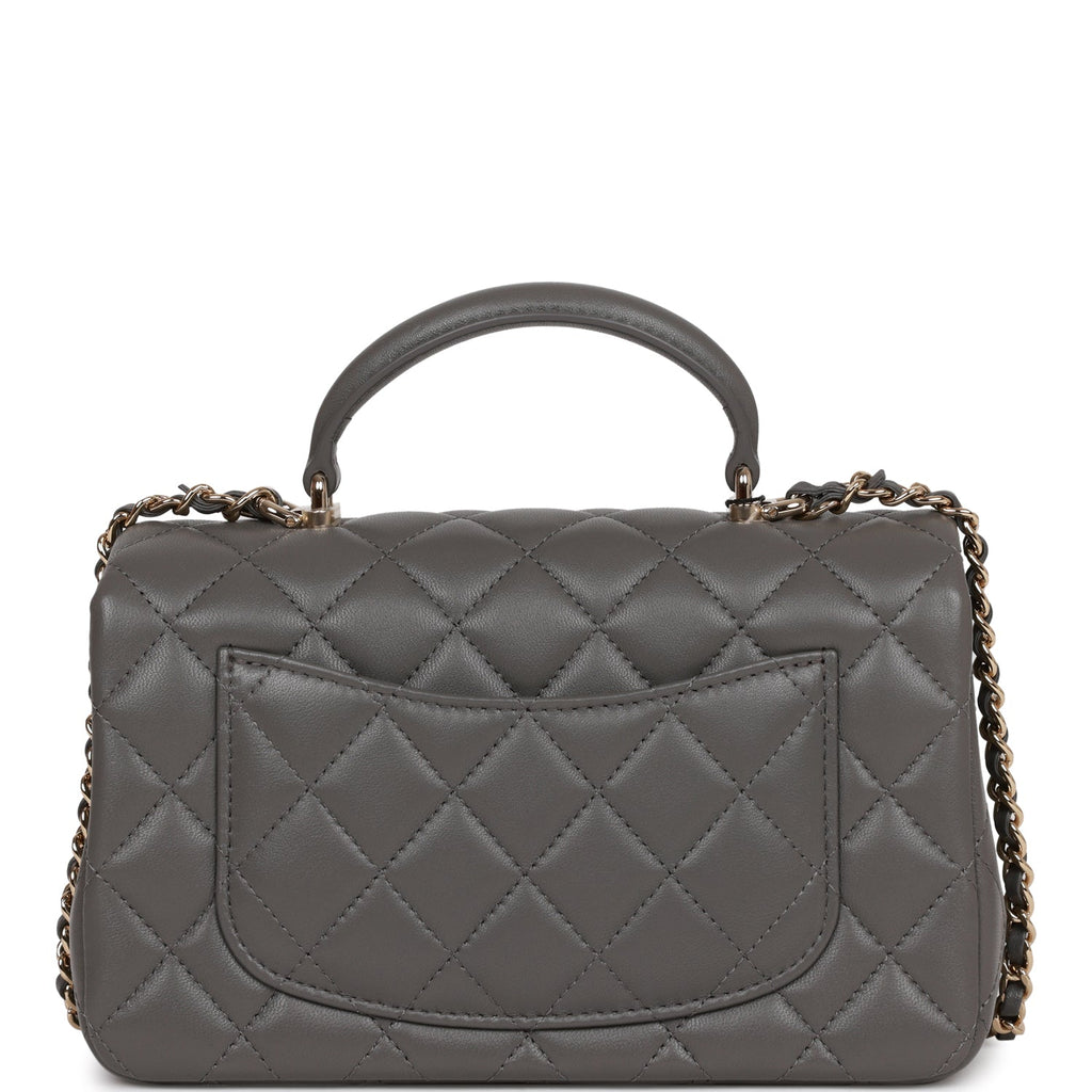 Chanel Crossbody Business Affinity Black Quilted Caviar mini WOC Clutch Bag