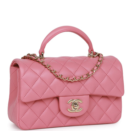 Timelessclassique leather handbag Chanel Pink in Leather  30607568