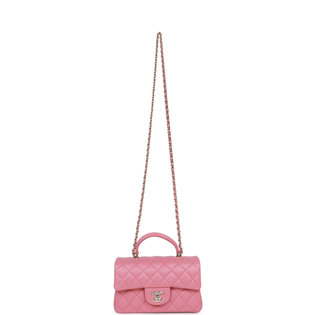 chanel small flap top handle handbag