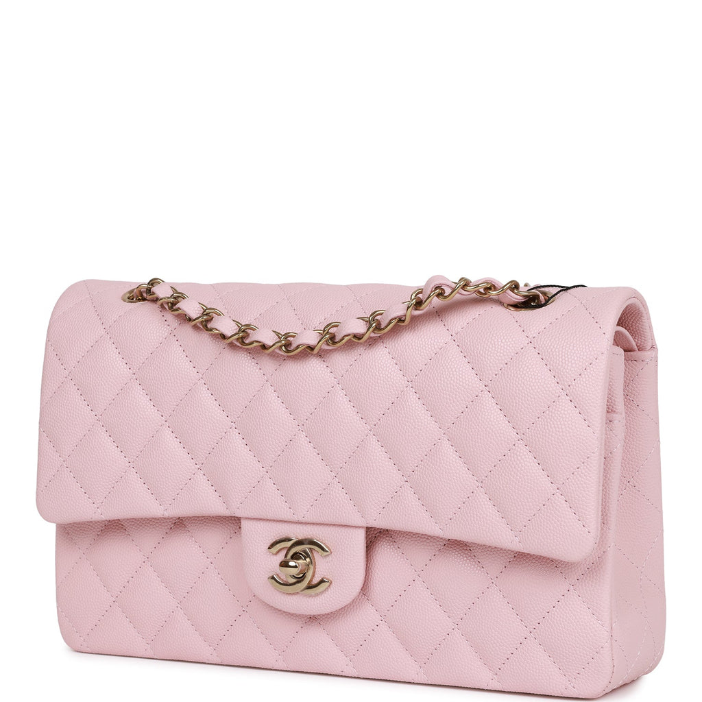Chanel Vintage Dark Pink Quilted Caviar Medium Classic Double Flap Gold  Hardware, 2003 Available For Immediate Sale At Sotheby's