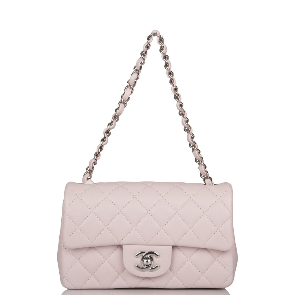 Chanel Purple Quilted Lambskin Rectangular Mini Classic Flap Bag Silver  Hardware – Madison Avenue Couture