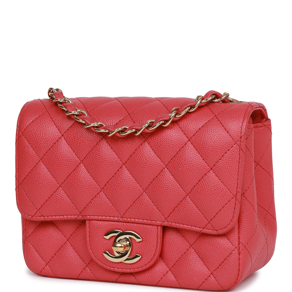 Chanel Mini Flap Bag Pink Caviar Antique Gold Hardware – Madison Avenue  Couture