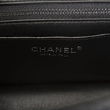 CHANEL Lambskin Quilted Metal Mini Top Handle Rectangular Flap Black  1268988