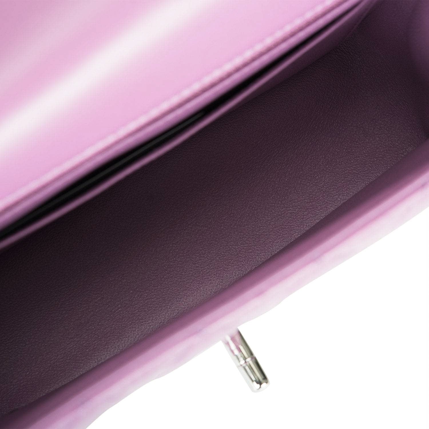 Chanel Purple Quilted Lambskin Rectangular Mini Classic Flap Bag ...