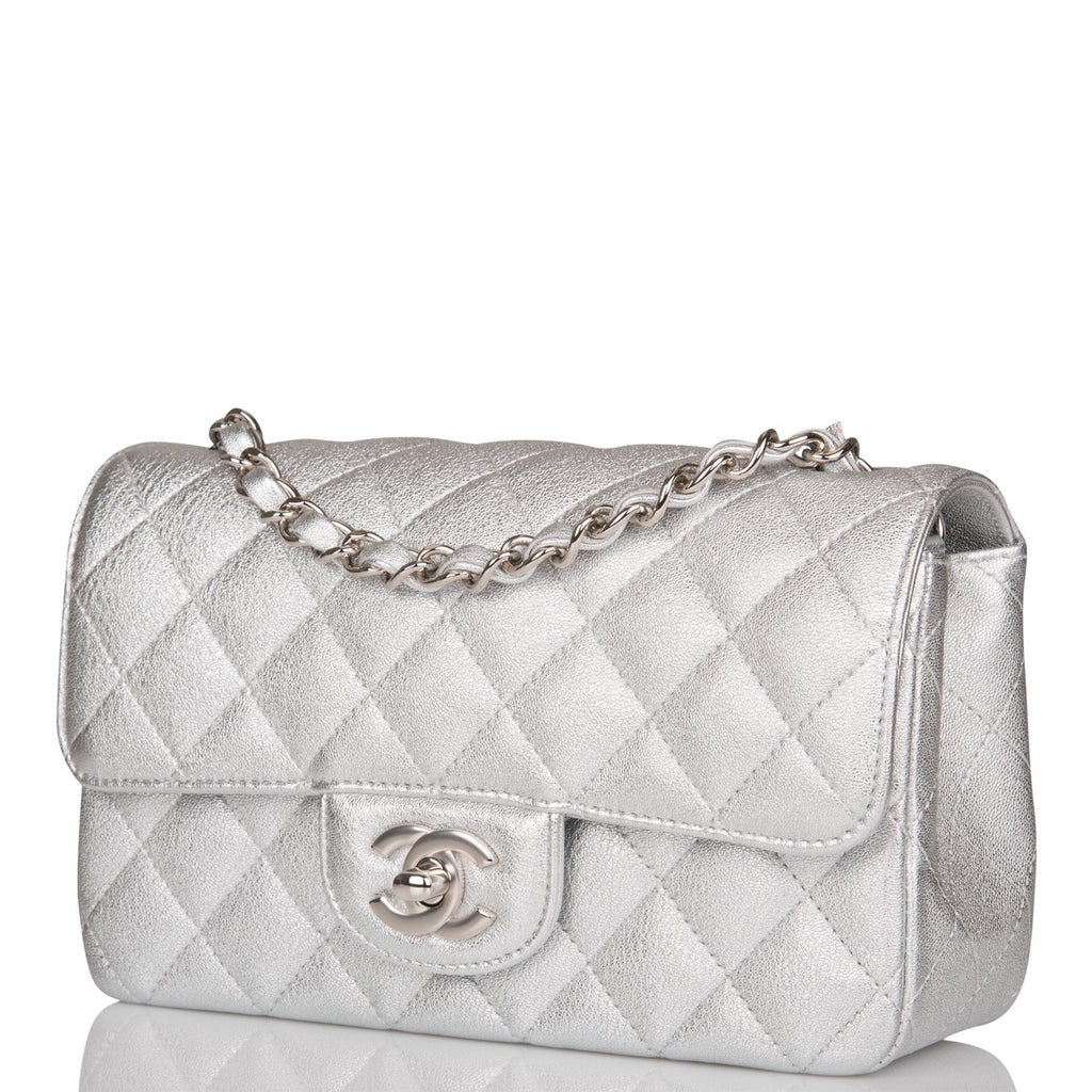 Chanel Silver Mini Reissue Crossbody Bag at 1stDibs  chanel mini reissue chanel  mini bag chanel silver crossbody bag