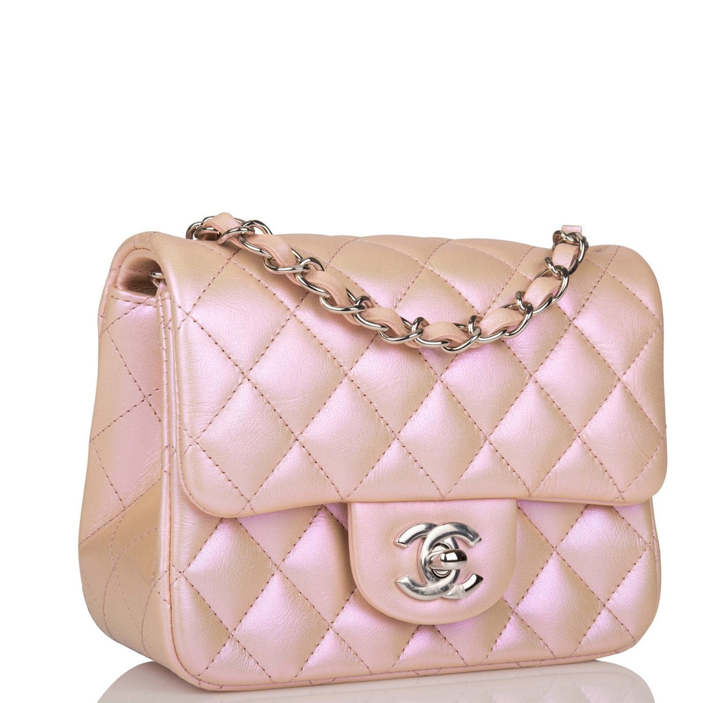 Chanel mini iridescent pink Clearance