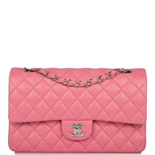 Pastel pink Chanel Classic Flap bag. ETOILE LUXURY VINTAGE  Pink chanel bag,  Chanel classic flap, Chanel classic flap bag