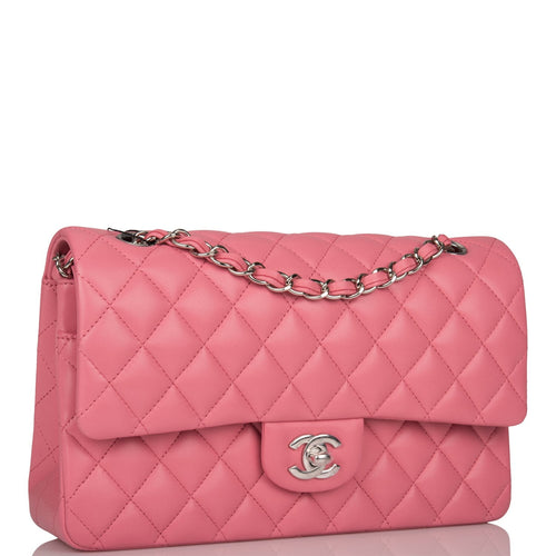 Chanel Classic Medium Double Flap Bag - Pink Shoulder Bags, Handbags -  CHA952087