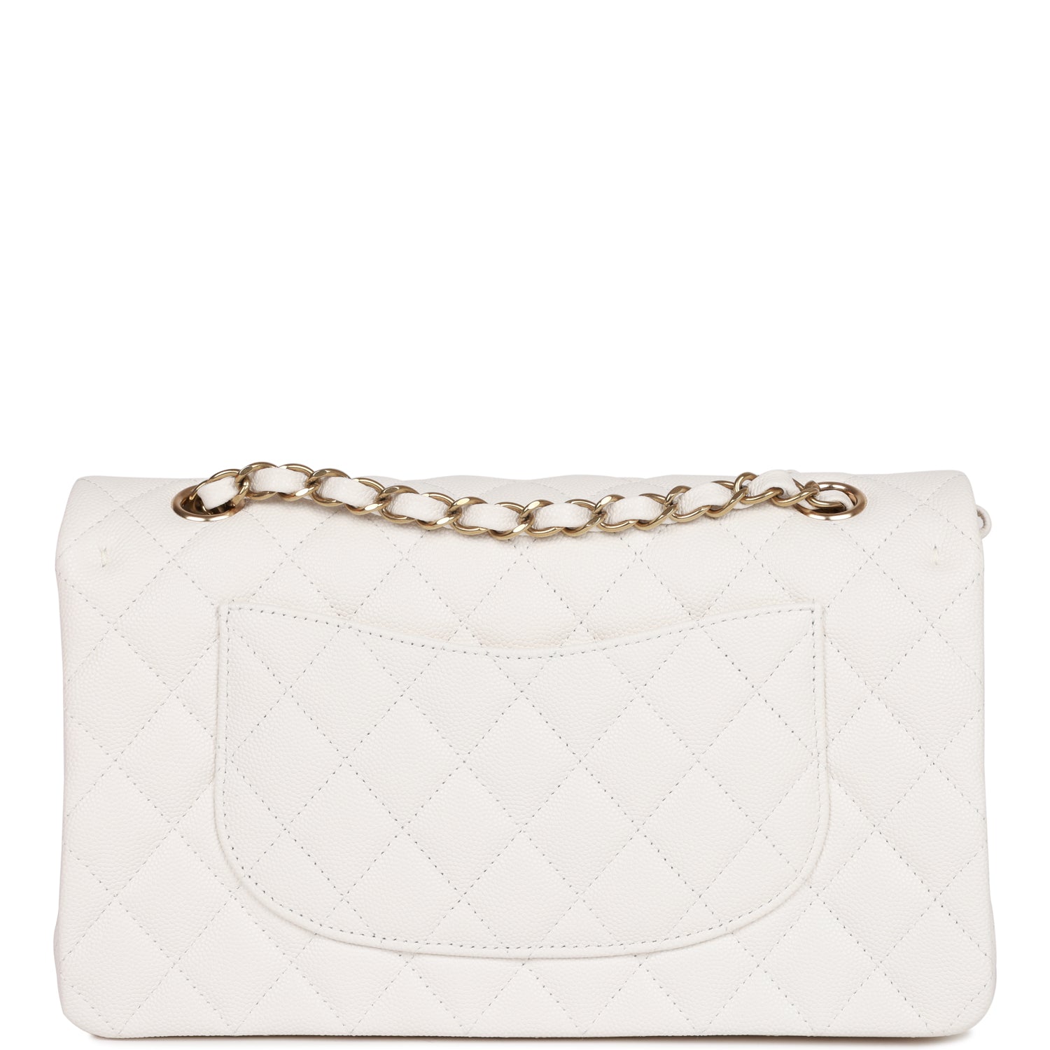 2018 White Caviar Medium Double Flap Bag main image 1