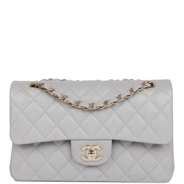Chanel Grey Leather Small CC Mania Flap Bag Chanel | The Luxury Closet