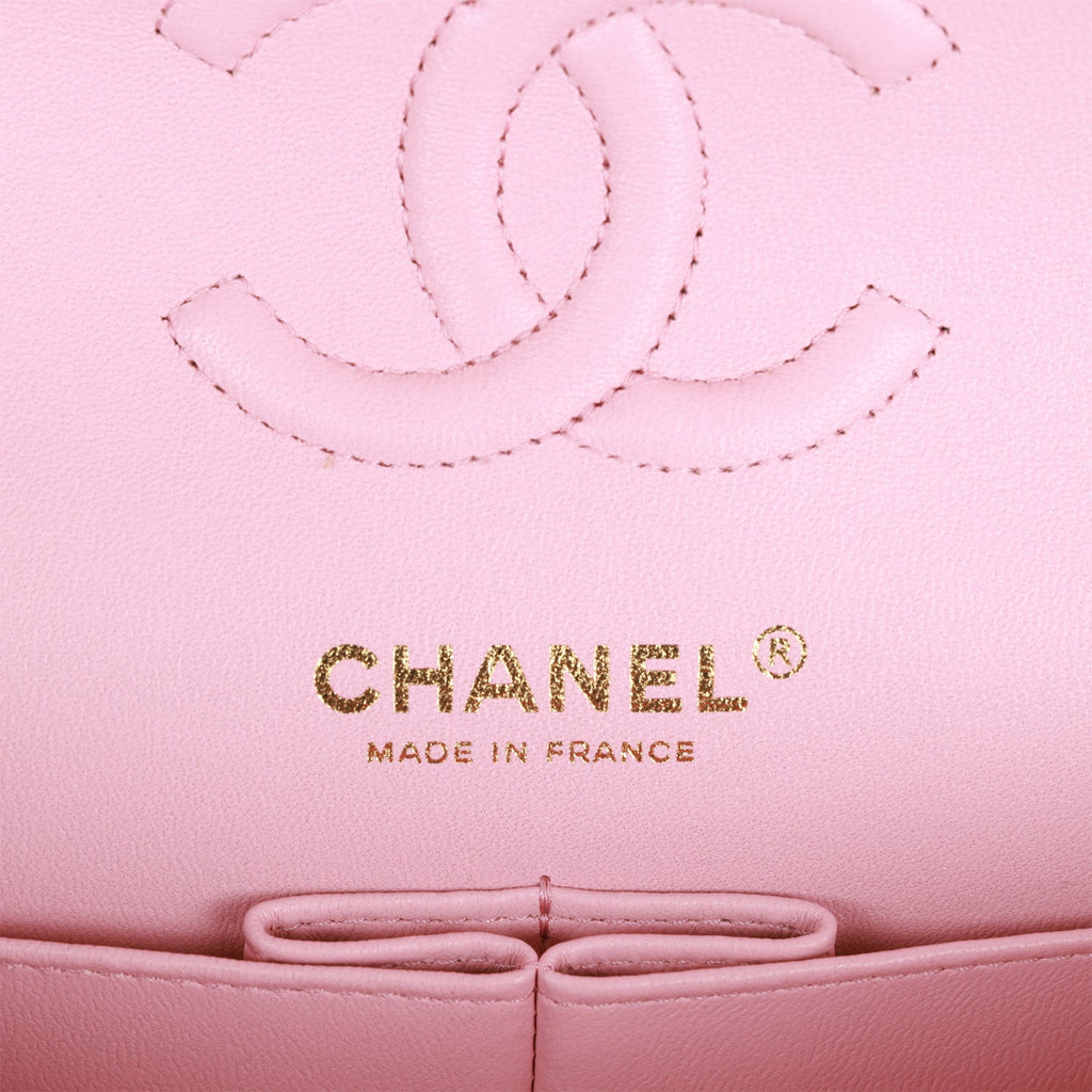 Chanel Subtle Triple Stitch Chevron Small Flap Bag at 1stDibs