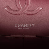 Chanel Medium Classic Double Flap Bag Black Caviar Silver Hardware
