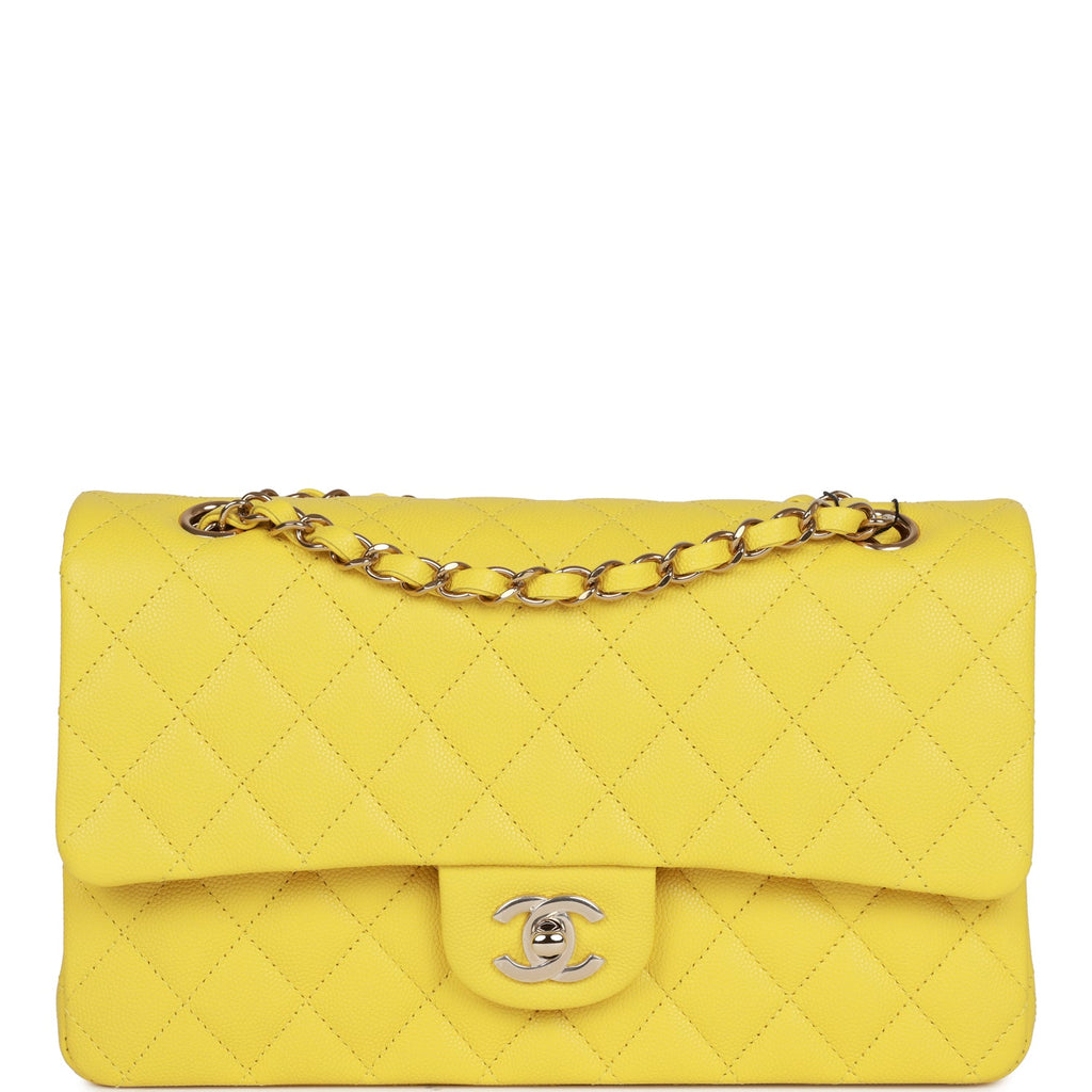 Chanel flap yellow Clearance