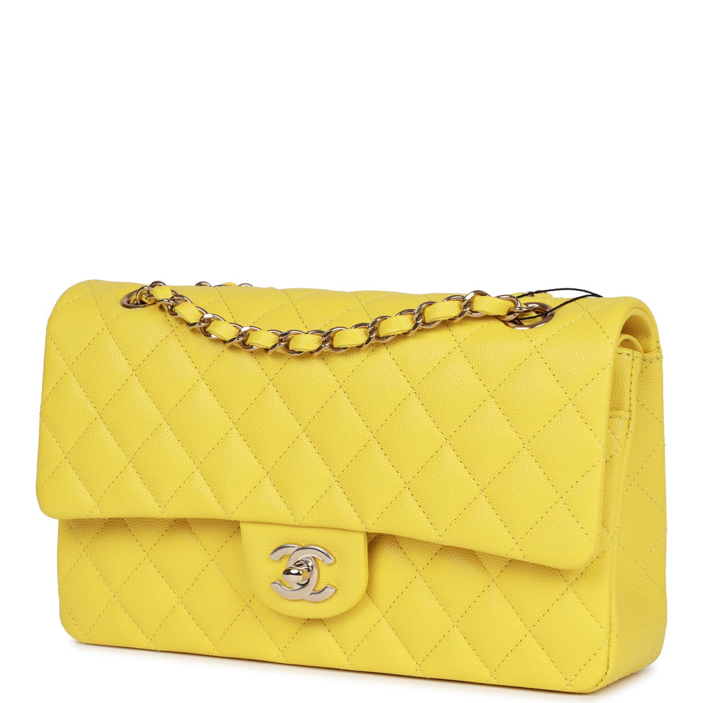 yellow chanel mini bag