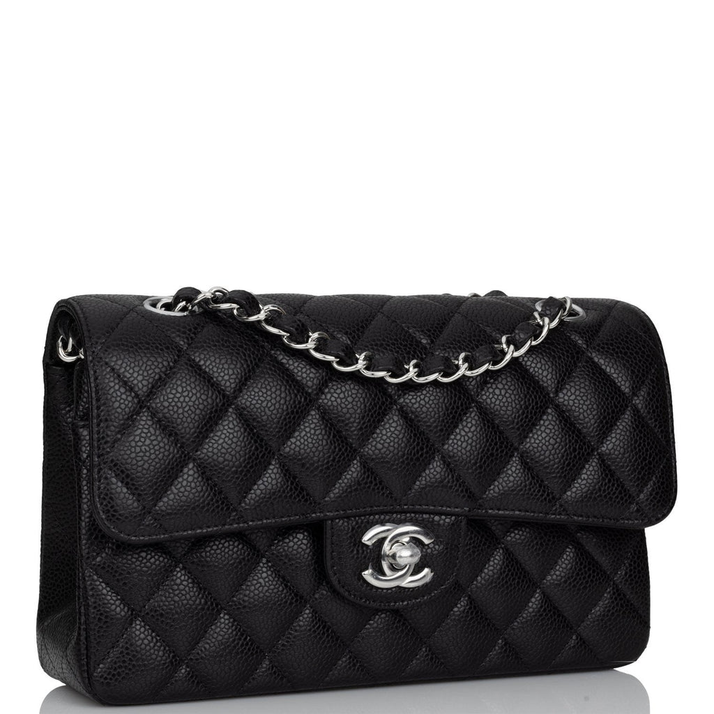 Chanel Classic Mini Square Flap, Black Caviar Leather, Gold Hardware,  Preowned in Dustbag MA001 - Julia Rose Boston