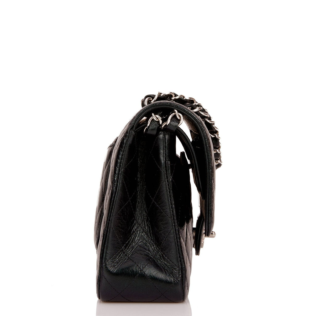 Chanel So Black Chevron Large Classic Double Flap Bag at 1stDibs  chanel  classic flap black interior, chanel so black trendy cc, chanel chevron so  black