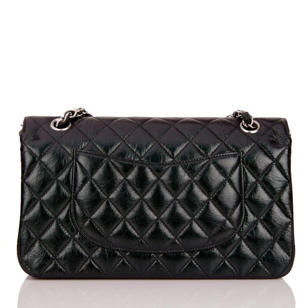 CHANEL Shaded Patent Calfskin Quilted Mini Rectangular Flap Red