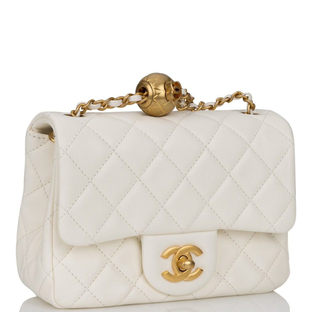 Chanel white pearl bag Clearance